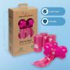 imageBest Pet Supplies Poop Bags for Dogs 50 PostConsumer Recycled Content dog waste bags on rolls fits all poop bag holders for leashes  150 Count Assorted Colors ScentedPink Heart