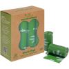 imageBest Pet Supplies Poop Bags for Dogs 50 PostConsumer Recycled Content dog waste bags on rolls fits all poop bag holders for leashes  150 Count Assorted Colors ScentedGRS Green