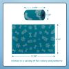 imageBest Pet Supplies Poop Bags for Dogs 50 PostConsumer Recycled Content dog waste bags on rolls fits all poop bag holders for leashes  150 Count Assorted Colors ScentedTurquoise