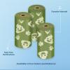 imageBest Pet Supplies Poop Bags for Dogs 50 PostConsumer Recycled Content dog waste bags on rolls fits all poop bag holders for leashes  150 Count Assorted Colors ScentedGreen with Poop Emoji