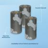 imageBest Pet Supplies Poop Bags for Dogs 50 PostConsumer Recycled Content dog waste bags on rolls fits all poop bag holders for leashes  150 Count Assorted Colors ScentedGray