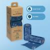 imageBest Pet Supplies Poop Bags for Dogs 50 PostConsumer Recycled Content dog waste bags on rolls fits all poop bag holders for leashes  150 Count Assorted Colors ScentedRoyal Blue