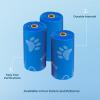 imageBest Pet Supplies Poop Bags for Dogs 50 PostConsumer Recycled Content dog waste bags on rolls fits all poop bag holders for leashes  150 Count Assorted Colors ScentedBlue Unscented