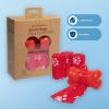 imageBest Pet Supplies Poop Bags for Dogs 50 PostConsumer Recycled Content dog waste bags on rolls fits all poop bag holders for leashes  150 Count Assorted Colors ScentedRed