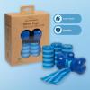 imageBest Pet Supplies Poop Bags for Dogs 50 PostConsumer Recycled Content dog waste bags on rolls fits all poop bag holders for leashes  150 Count Assorted Colors ScentedBlue Strips