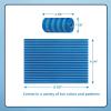 imageBest Pet Supplies Poop Bags for Dogs 50 PostConsumer Recycled Content dog waste bags on rolls fits all poop bag holders for leashes  150 Count Assorted Colors ScentedBlue Strips