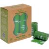 imageBest Pet Supplies Poop Bags for Dogs 50 PostConsumer Recycled Content dog waste bags on rolls fits all poop bag holders for leashes  150 Count Assorted Colors ScentedGRS Green Unscented