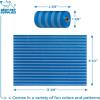 imageBest Pet Supplies Poop Bags for Dogs 50 PostConsumer Recycled Content dog waste bags on rolls fits all poop bag holders for leashes  150 Count Assorted Colors ScentedBlue Strips