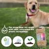 imageBest Pet Supplies Poop Bags for Dogs 50 PostConsumer Recycled Content dog waste bags on rolls fits all poop bag holders for leashes  150 Count Assorted Colors ScentedBlue Strips