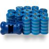 imageBest Pet Supplies Poop Bags for Dogs 50 PostConsumer Recycled Content dog waste bags on rolls fits all poop bag holders for leashes  150 Count Assorted Colors ScentedBlue Strips