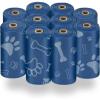imageBest Pet Supplies Poop Bags for Dogs 50 PostConsumer Recycled Content dog waste bags on rolls fits all poop bag holders for leashes  150 Count Assorted Colors ScentedRoyal Blue