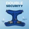 imageVoyager Stepin Lock Adjustable Cat Harness w Cat Leash Combo Set with Neoprene Handle 5ft  Supports Small Medium and Large Breed Cats by Best Pet Supplies  ArmyBlack Trim SRoyal Blue 327