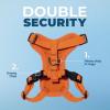 imageVoyager Stepin Lock Adjustable Cat Harness w Cat Leash Combo Set with Neoprene Handle 5ft  Supports Small Medium and Large Breed Cats by Best Pet Supplies  Red XSHarness Leash Set Orange