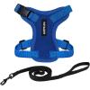 imageVoyager Stepin Lock Adjustable Cat Harness w Cat Leash Combo Set with Neoprene Handle 5ft  Supports Small Medium and Large Breed Cats by Best Pet Supplies  ArmyBlack Trim SHarness Leash Set Royal Blue