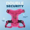 imageVoyager Stepin Lock Adjustable Cat Harness w Cat Leash Combo Set with Neoprene Handle 5ft  Supports Small Medium and Large Breed Cats by Best Pet Supplies  ArmyBlack Trim SHarness Leash Set Fuchsia