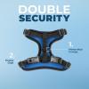 imageVoyager Stepin Lock Adjustable Cat Harness w Cat Leash Combo Set with Neoprene Handle 5ft  Supports Small Medium and Large Breed Cats by Best Pet Supplies  ArmyBlack Trim SBlack TrimRoyal Blue 327