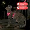 imageVoyager Stepin Lock Adjustable Cat Harness w Cat Leash Combo Set with Neoprene Handle 5ft  Supports Small Medium and Large Breed Cats by Best Pet Supplies  ArmyBlack Trim SFuchsia 327