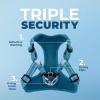 imageBest Pet Supplies Voyager Adjustable Dog Vest Harness Breathable No Pull Harness for Small Medium Large Dogs Harness for Walking Jogging Easy Stepin Reflective Stripes  Turquoise SHarness Turquoise