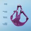 imageBest Pet Supplies Voyager Adjustable Dog Vest Harness Breathable No Pull Harness for Small Medium Large Dogs Harness for Walking Jogging Easy Stepin Reflective Stripes  Turquoise SHarness Purple
