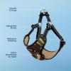 imageBest Pet Supplies Voyager Aerolite No Pull Mesh Dog Harness Reflective Stitching Breathable Harness Adjustable for Walking Training Running Heavy Duty and Durable Beige LHarness ArmyBlack Trim