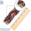 imageBest Pet Supplies GigaBite 6 Inch Beef Gullet Jerky Sticks 10 Pack  All Natural Free Range Beef Esophagus Stick Dog TreatEsophagus Sticks Braided