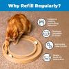 imageBest Pet Supplies Cat Scratcher Replacement Pads  Cardboard Cat Scratcher Pad Relieves Stress Supports Pet Behaviors 3 Count3 Pack Round