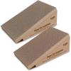 imageBest Pet Supplies Catify Cat Scratcher Fun Interactive Scratchers Claw Safe Furniture Saver Indoor Play Support Natural Cat Behaviors Heavy Duty  BeigeSlope Scratcher 2 Pack