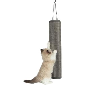 imageBest Pet Supplies Catify Cat Scratcher Fun Interactive Scratchers Claw Safe Furniture Saver Indoor Play Support Natural Cat Behaviors Heavy Duty  BeigeLog Gray