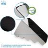 imageBest Pet Supplies Dog Stairs ampamp Steps  Foam Steps for Small Dogs ampamp Cats NonSlip Indoor Balanced Pet Step Support Dog Ramp No Assembly Ash Gray Linen 2Step 12inch HeightSand