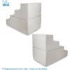 imageBest Pet Supplies Dog Stairs ampamp Steps  Foam Steps for Small Dogs ampamp Cats NonSlip Indoor Balanced Pet Step Support Dog Ramp No Assembly Ash Gray Linen 2Step 12inch HeightSand