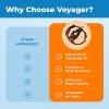 image:imageVoyager EscapeProof Stepin Lock Cat Harness amp 5ft NeopreneHandle Leash Set AllWeather Mesh with Reflective Stitching for Small to Large Cats by Best Pet Supplies Orange SBlack TrimOrange 327