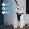 image:imageVoyager Stepin Pet Harness  All Weather Mesh Adjustable Step in Harness for Cats and Dogs by Best Pet Supplies  ArmyBlack Trim M307 Set Black