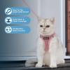 image:imageVoyager Stepin Pet Harness  All Weather Mesh Adjustable Step in Harness for Cats and Dogs by Best Pet Supplies  ArmyBlack Trim M307 Set Pink