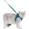 image:imageVoyager Stepin Pet Harness  All Weather Mesh Adjustable Step in Harness for Cats and Dogs by Best Pet Supplies  ArmyBlack Trim M307 Set Turquoise