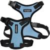 image:imageVoyager Stepin Pet Harness  All Weather Mesh Adjustable Step in Harness for Cats and Dogs by Best Pet Supplies  ArmyBlack Trim MHarness Baby BlueBlack Trim
