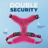 image:imageVoyager Stepin Pet Harness  All Weather Mesh Adjustable Step in Harness for Cats and Dogs by Best Pet Supplies  ArmyBlack Trim MHarness Fuchsia