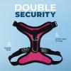 image:imageVoyager Stepin Pet Harness  All Weather Mesh Adjustable Step in Harness for Cats and Dogs by Best Pet Supplies  ArmyBlack Trim MHarness FuchsiaBlack Trim