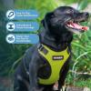 image:imageVoyager Stepin Pet Harness  All Weather Mesh Adjustable Step in Harness for Cats and Dogs by Best Pet Supplies  ArmyBlack Trim MHarness Lime GreenBlack Trim
