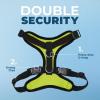 image:imageVoyager Stepin Pet Harness  All Weather Mesh Adjustable Step in Harness for Cats and Dogs by Best Pet Supplies  ArmyBlack Trim MHarness Lime GreenBlack Trim