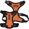 image:imageVoyager Stepin Pet Harness  All Weather Mesh Adjustable Step in Harness for Cats and Dogs by Best Pet Supplies  ArmyBlack Trim MHarness OrangeBlack Trim