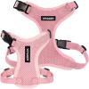 image:imageVoyager Stepin Pet Harness  All Weather Mesh Adjustable Step in Harness for Cats and Dogs by Best Pet Supplies  ArmyBlack Trim MHarness Pink