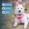 image:imageVoyager Stepin Pet Harness  All Weather Mesh Adjustable Step in Harness for Cats and Dogs by Best Pet Supplies  ArmyBlack Trim MHarness Pink