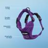 image:imageVoyager Stepin Pet Harness  All Weather Mesh Adjustable Step in Harness for Cats and Dogs by Best Pet Supplies  ArmyBlack Trim MHarness Purple