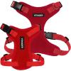 image:imageVoyager Stepin Pet Harness  All Weather Mesh Adjustable Step in Harness for Cats and Dogs by Best Pet Supplies  ArmyBlack Trim MHarness Red