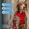 image:imageVoyager Stepin Pet Harness  All Weather Mesh Adjustable Step in Harness for Cats and Dogs by Best Pet Supplies  ArmyBlack Trim MHarness Red