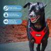 image:imageVoyager Stepin Pet Harness  All Weather Mesh Adjustable Step in Harness for Cats and Dogs by Best Pet Supplies  ArmyBlack Trim MHarness RedBlack Trim
