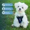 image:imageVoyager Stepin Pet Harness  All Weather Mesh Adjustable Step in Harness for Cats and Dogs by Best Pet Supplies  ArmyBlack Trim MHarness Royal BlueBlack Trim