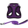 Harness Leash Bundle (Purple/Black Trim)