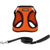 Harness Leash Bundle (Orange/Black Trim)