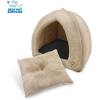 image:imageBest Pet Supplies Cat Bed for Indoor Cat Domed Tent House with Removable Pillow Covered Cat Cave for Small Dog Puppies and All Breeds of Cats  Gray Linen 16 x 16 x H14Tan